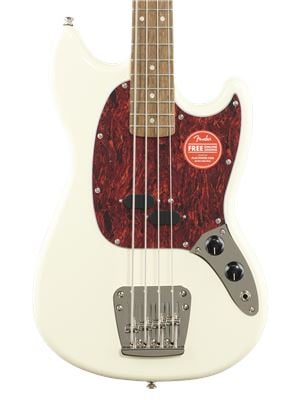 Squier Classic Vibe 60s Mustang Bass Laurel Neck Olympic White